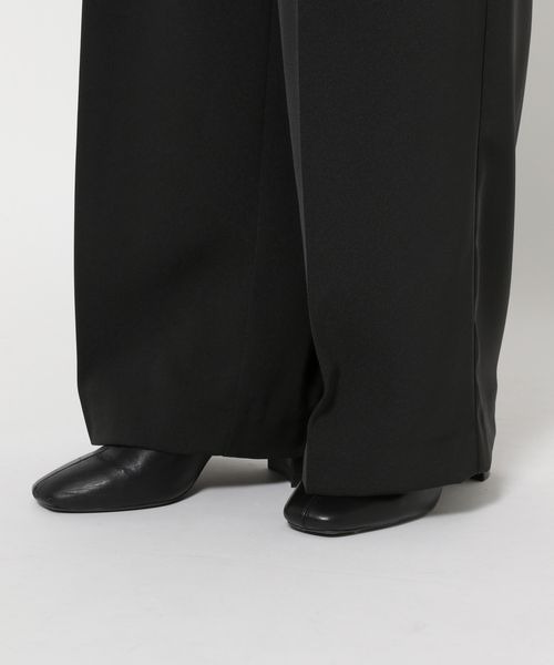 セール】ダブルタックワイドパンツ 128594（スラックス