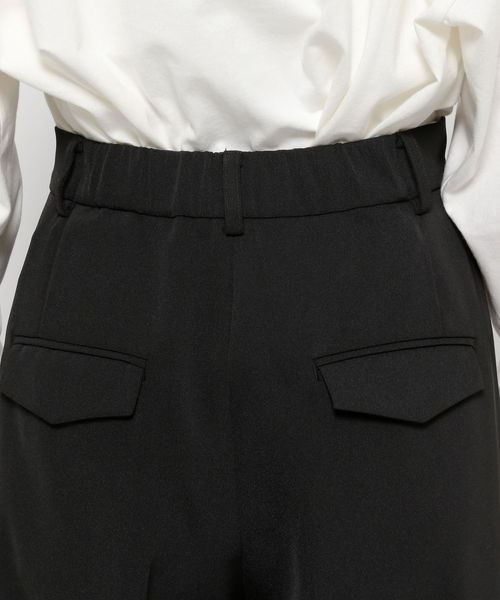 LOWRYS FARM（ローリーズファーム）の「ダブルタックワイドパンツ　128594（スラックス・レディース・アイボリー/ブラック/ブルー・MEDIUM/LARGE）」の8枚目の写真