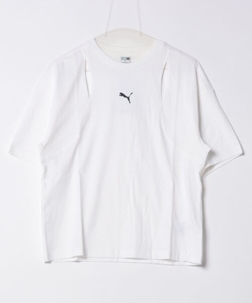 【PUMA】ロゴ カットアウト入り ひざ丈 ワンピース *送/関税込* PUMA】ロゴ カットアウト入り ひざ丈 ワンピース *送/関税込