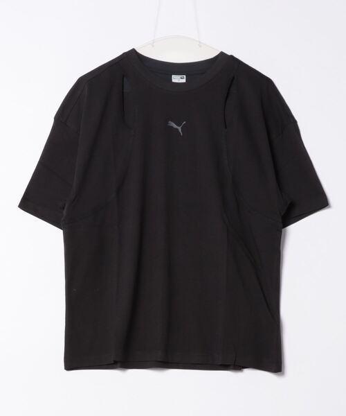 【PUMA】ロゴ カットアウト入り ひざ丈 ワンピース *送/関税込* PUMA】ロゴ カットアウト入り ひざ丈 ワンピース *送/関税込