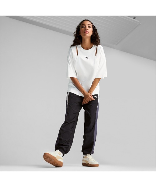 PUMA(プーマ)の「PUMA プーマ ウィメンズ デア トゥ オーバーサイズ カットアウト 半袖 Tシャツ(Tシャツ/カットソー・レディース・ホワイト/ブラック・SMALL/MEDIUM/LARGE/X-LARGE)」の7枚目の写真