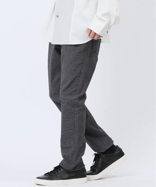 m.f.editorial(エムエフエディトリアル)の「【ストレッチ 抗菌防臭】m.f.エディトリアル メンズ スリム パンツ チェック(チノパンツ・メンズ・グレー系その他2・S/X-LARGE/LARGE/MEDIUM)」の1枚目の写真