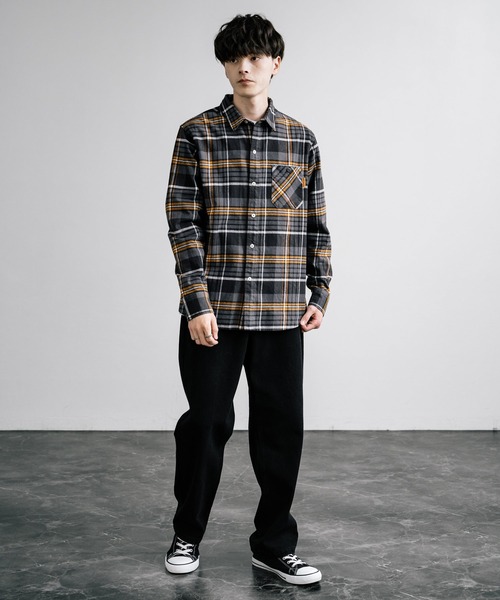 KRIFF MAYER(クリフメイヤー)の「KRIFF MAYER クリフメイヤー コットンビエラチェック長袖シャツ 2413500(シャツ/ブラウス・メンズ・マルチ/レッド/チャコールグレー/ネイビー/ナチュラル・L/XL/M)」の8枚目の写真