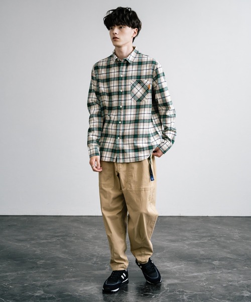 KRIFF MAYER(クリフメイヤー)の「KRIFF MAYER クリフメイヤー コットンビエラチェック長袖シャツ 2413500(シャツ/ブラウス・メンズ・マルチ/レッド/チャコールグレー/ネイビー/ナチュラル・L/XL/M)」の12枚目の写真
