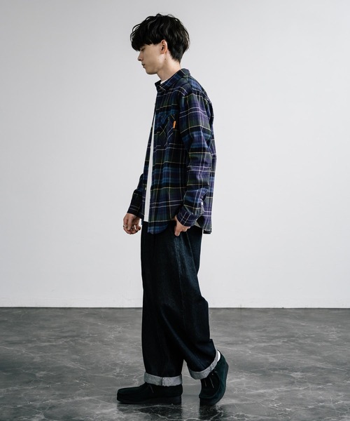 KRIFF MAYER(クリフメイヤー)の「KRIFF MAYER クリフメイヤー コットンビエラチェック長袖シャツ 2413500(シャツ/ブラウス・メンズ・マルチ/レッド/チャコールグレー/ネイビー/ナチュラル・L/XL/M)」の16枚目の写真