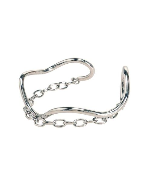 MURUA（ムルーア）の「チェーンカーブダブルバングル（バングル/リストバンド・レディース・シルバー・FREE）」の2枚目の写真