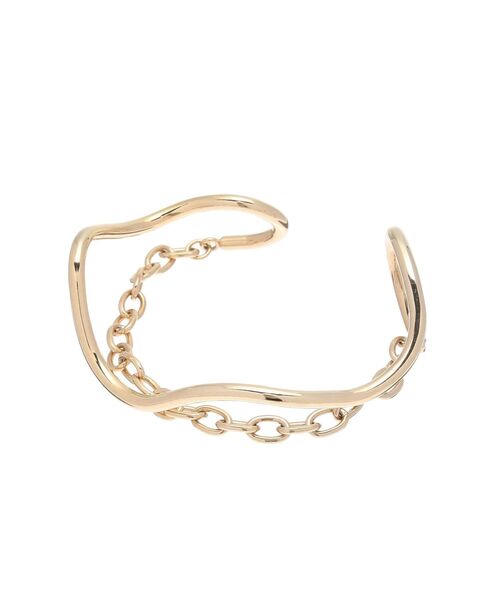 MURUA（ムルーア）の「チェーンカーブダブルバングル（バングル/リストバンド・レディース・シルバー・FREE）」の7枚目の写真