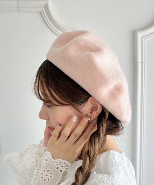 セール】【11色展開】ベーシックベレー帽（ハンチング/ベレー帽