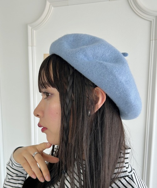 セール】【11色展開】ベーシックベレー帽（ハンチング/ベレー帽