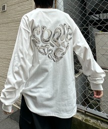 【ILL'S】メタルハートロゴ ビッグシルエット バックプリントロンT