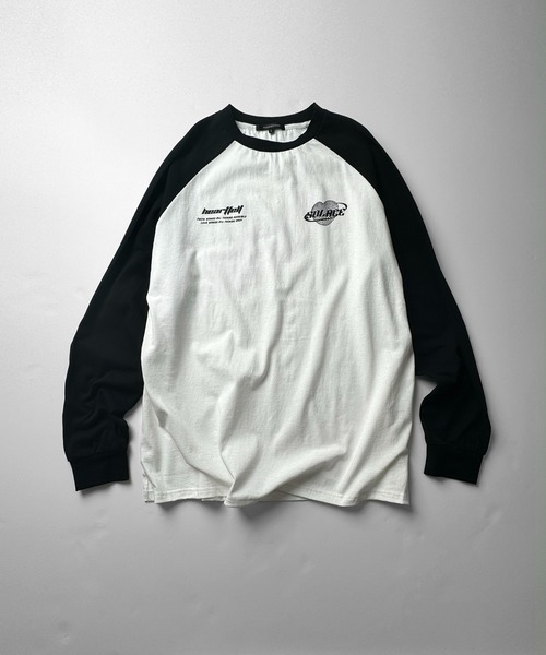 ILL'S(イルズ)の「【ILL'S】メタルハートロゴ ビッグシルエット バックプリントロンT(Tシャツ/カットソー・メンズ・ホワイト/ホワイト×ブラック/ブラック・M/L)」の8枚目の写真