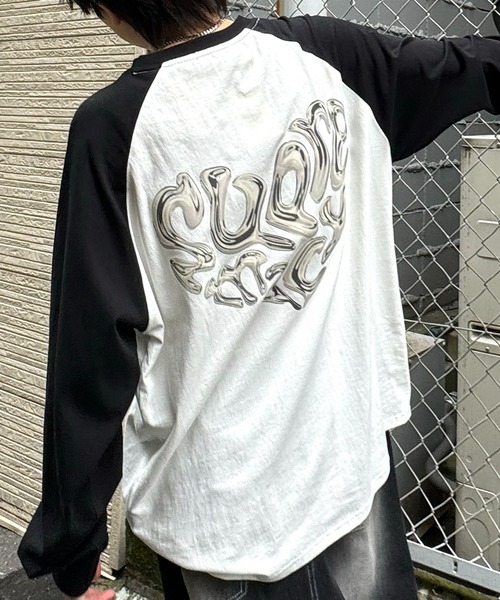ILL'S(イルズ)の「【ILL'S】メタルハートロゴ ビッグシルエット バックプリントロンT(Tシャツ/カットソー・メンズ・ホワイト/ホワイト×ブラック/ブラック・M/L)」の21枚目の写真