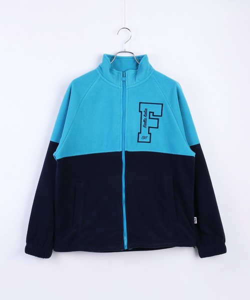 FILA(フィラ)の「FILA バイカラー マイクロフリース トラックジャケット(ジャージ・メンズ・ブラック/ブルー/ネイビー・M/L/LL)」の9枚目の写真
