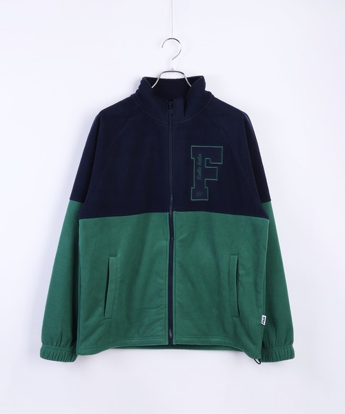 セール】FILA バイカラー マイクロフリース トラックジャケット