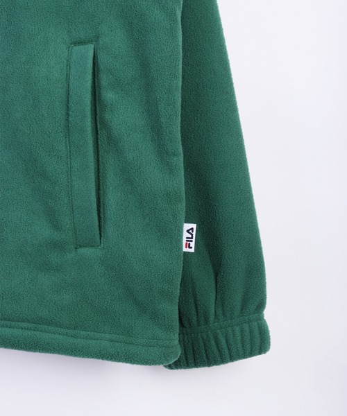 FILA(フィラ)の「FILA バイカラー マイクロフリース トラックジャケット(ジャージ・メンズ・ブラック/ブルー/ネイビー・M/L/LL)」の6枚目の写真