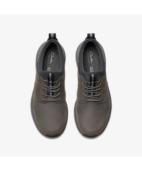 CLARKS トレック キャップ ビジネス スニーカー グレー ヘアー Clarks（クラークス）の「Motion Trek EZ / モーショントレック