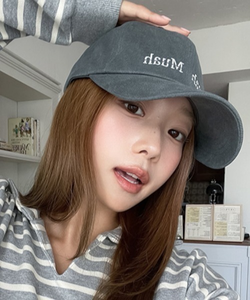 帽子 chamu A'GEM/9 × .kom 『muah muah/ムーアムーア』 LOGO STITCH BALL