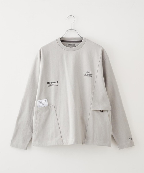 B.C STOCK(ベーセーストック)の「OLIVEDRAB CARRY PKT ロングスリーブTEE(Tシャツ/カットソー・メンズ・ホワイト/ブルー/グレー系その他/ライトイエロー・MEDIUM/LARGE/X-LARGE)」の3枚目の写真