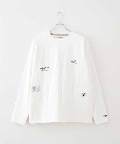 B.C STOCK(ベーセーストック)の「OLIVEDRAB CARRY PKT ロングスリーブTEE(Tシャツ/カットソー・メンズ・ホワイト/ブルー/グレー系その他/ライトイエロー・MEDIUM/LARGE/X-LARGE)」の2枚目の写真