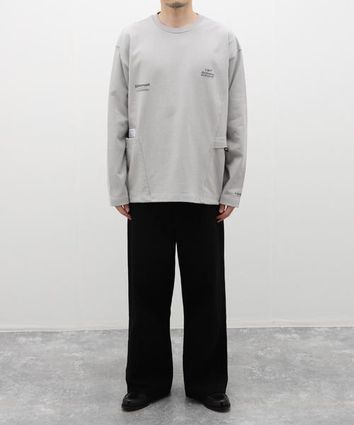 B.C STOCK(ベーセーストック)の「OLIVEDRAB CARRY PKT ロングスリーブTEE(Tシャツ/カットソー・メンズ・ホワイト/ブルー/グレー系その他/ライトイエロー・MEDIUM/LARGE/X-LARGE)」の6枚目の写真
