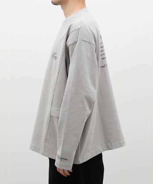 B.C STOCK(ベーセーストック)の「OLIVEDRAB CARRY PKT ロングスリーブTEE(Tシャツ/カットソー・メンズ・ホワイト/ブルー/グレー系その他/ライトイエロー・MEDIUM/LARGE/X-LARGE)」の8枚目の写真