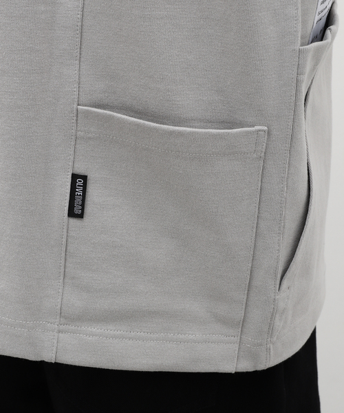 B.C STOCK(ベーセーストック)の「OLIVEDRAB CARRY PKT ロングスリーブTEE(Tシャツ/カットソー・メンズ・ホワイト/ブルー/グレー系その他/ライトイエロー・MEDIUM/LARGE/X-LARGE)」の20枚目の写真