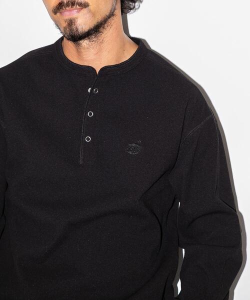 URBAN RESEARCH Sonny Label（アーバンリサーチサニーレーベル）の「OOPS　サーマルヘンリーネックプルオーバー（Tシャツ/カットソー・メンズ・チャコールグレー/ネイビー/ブラック・LARGE/MEDIUM）」の4枚目の写真