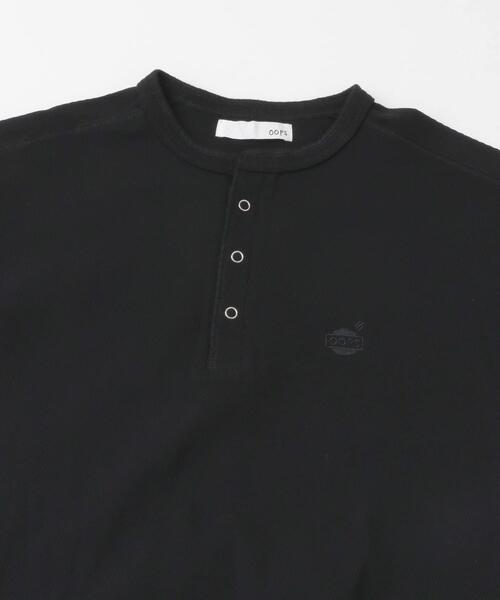 URBAN RESEARCH Sonny Label（アーバンリサーチサニーレーベル）の「OOPS　サーマルヘンリーネックプルオーバー（Tシャツ/カットソー・メンズ・チャコールグレー/ネイビー/ブラック・LARGE/MEDIUM）」の10枚目の写真