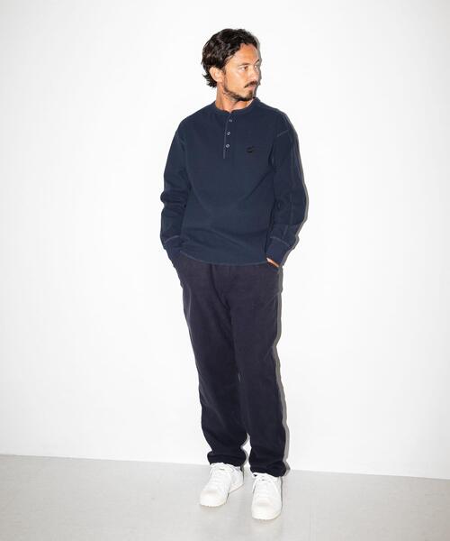 URBAN RESEARCH Sonny Label（アーバンリサーチサニーレーベル）の「OOPS　サーマルヘンリーネックプルオーバー（Tシャツ/カットソー・メンズ・チャコールグレー/ネイビー/ブラック・LARGE/MEDIUM）」の14枚目の写真