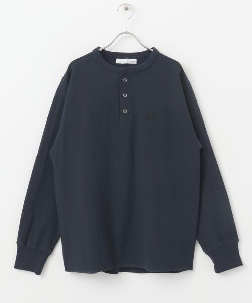 URBAN RESEARCH Sonny Label（アーバンリサーチサニーレーベル）の「OOPS　サーマルヘンリーネックプルオーバー（Tシャツ/カットソー・メンズ・チャコールグレー/ネイビー/ブラック・LARGE/MEDIUM）」の15枚目の写真