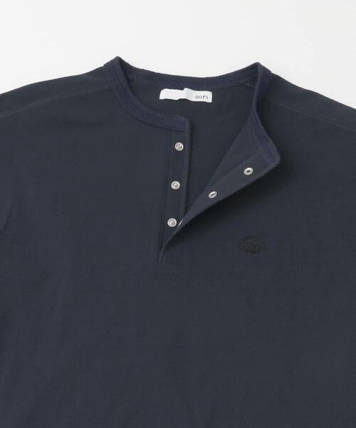 URBAN RESEARCH Sonny Label（アーバンリサーチサニーレーベル）の「OOPS　サーマルヘンリーネックプルオーバー（Tシャツ/カットソー・メンズ・チャコールグレー/ネイビー/ブラック・LARGE/MEDIUM）」の16枚目の写真