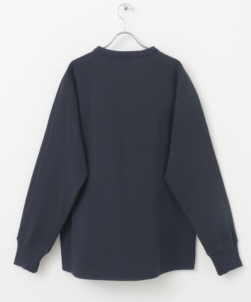 URBAN RESEARCH Sonny Label（アーバンリサーチサニーレーベル）の「OOPS　サーマルヘンリーネックプルオーバー（Tシャツ/カットソー・メンズ・チャコールグレー/ネイビー/ブラック・LARGE/MEDIUM）」の17枚目の写真