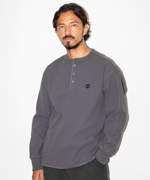 URBAN RESEARCH Sonny Label（アーバンリサーチサニーレーベル）の「OOPS　サーマルヘンリーネックプルオーバー（Tシャツ/カットソー・メンズ・チャコールグレー/ネイビー/ブラック・LARGE/MEDIUM）」の22枚目の写真