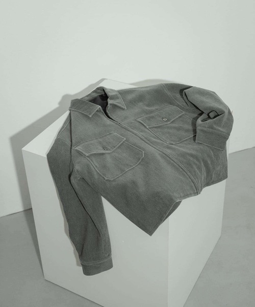 SENSE OF PLACE by URBAN RESEARCH（センスオブプレイスバイアーバンリサーチ）の「『ユニセックス』『セットアップ対応』ヴィンテージツイルZIPブルゾン（ブルゾン・メンズ・カーキ/ブラウン/ブラック・LARGE/MEDIUM）」の22枚目の写真