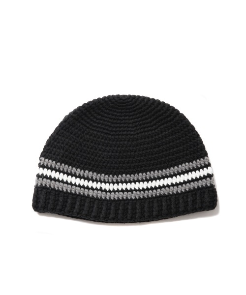 COOTIE PRODUCTIONS ニット帽 黒とグレー COOTIE PRODUCTIONS（クーティープロダクションズ）の「Crochet