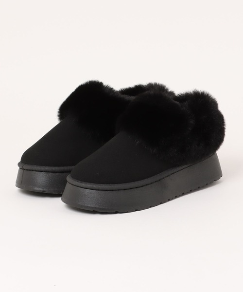 WEGO（ウィゴー）の「WEGO/大人気NO.1！フェイクムートンファーローブーツ（ブーツ・レディース・キャメル/ブラック・MEDIUM/LARGE/SMALL）」の11枚目の写真