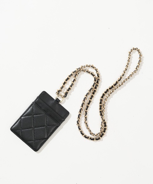 ZAKKA-BOX（ザッカボックス）の「キルティングカードケース（ショルダーストラップ付）（カードケース・レディース・ホワイト/ブラック・FREE）」の18枚目の写真