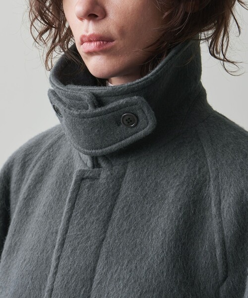 新品未使用スティーブンアランStevenAlanシャギーミドルコートS黒ブラック Steven Alan＞シャギー ミドル コート