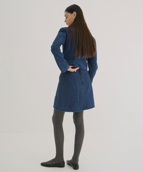 セール】PADDED DENIM SKIRT（デニムスカート）｜CLANE（クラネ