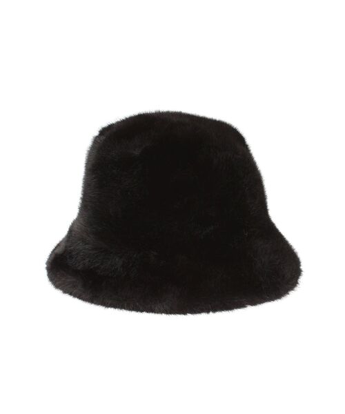LAGUNAMOON（ラグナムーン）の「シャギーファーバケットハット（ハット・レディース・ホワイト/ブラック・FREE）」の13枚目の写真