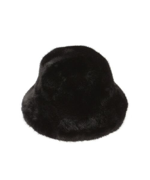 LAGUNAMOON（ラグナムーン）の「シャギーファーバケットハット（ハット・レディース・ホワイト/ブラック・FREE）」の17枚目の写真