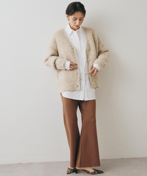 ミックスヤーンニットカーディガン styling/（スタイリング）の「【ZOZOTOWN/USAGI ONLINE限定