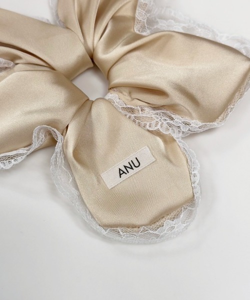 flower lace chouchou - フラワーレースシュシュ（シュシュ）｜ANU