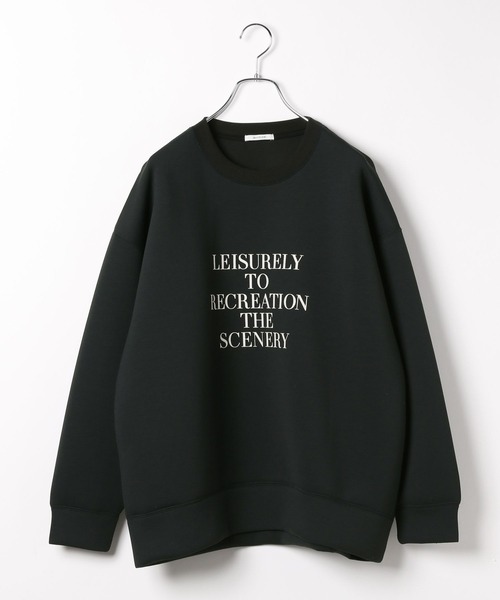 BAYFLOW（ベイフロー）の「[軽量で柔らか]アソートロゴダンボールプルオーバー（Tシャツ/カットソー・レディース・オフホワイト/チャコール/ベージュ/ピンク・FREE）」の14枚目の写真