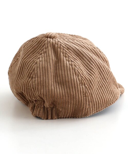 BREEZE(ブリーズ)の「コーデュロイベビーキャップ(キャップ・キッズ・ネイビー/ブラウン・46/48)」の4枚目の写真