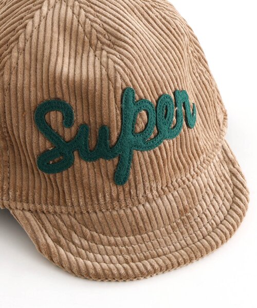 BREEZE(ブリーズ)の「コーデュロイベビーキャップ(キャップ・キッズ・ネイビー/ブラウン・46/48)」の6枚目の写真