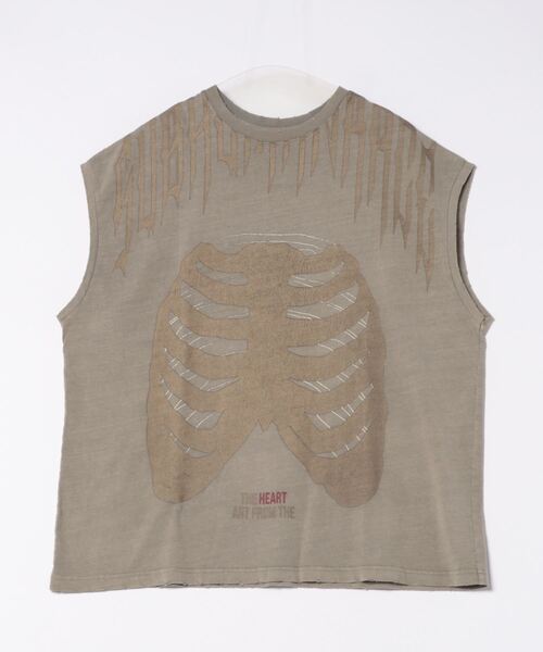 【セール】Dankeschon/ダンケシェーン/PIGMENT BORN NOSLEEVES(タンクトップ)|DANKE SCHON(ダンケシェーン)