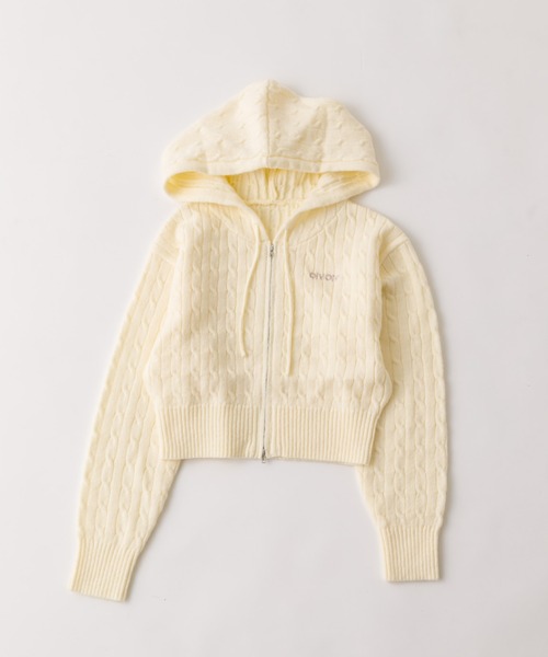 セール】ふわもちケーブルパーカー（パーカー）｜OLIVE des OLIVE