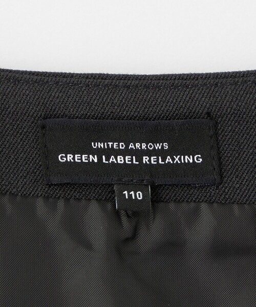 green label relaxing（グリーンレーベルリラクシング）の「ベスト + タックスカート セット / キッズ 100cm-130cm（スーツセット・キッズ・ダークグレー/グレー・100cm/110cm/120cm/130cm）」の20枚目の写真