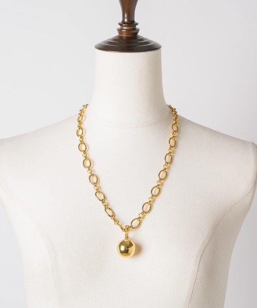 2way ball charm necklace / 2wayボールチャームネックレス